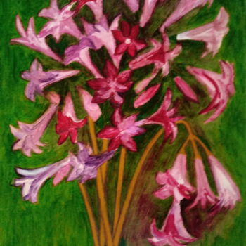 "Magic Lilies Bunch" başlıklı Tablo Irina Rabeja tarafından, Orijinal sanat, Petrol