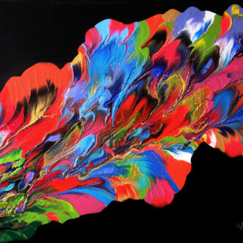 Malerei mit dem Titel "Enchantment-2" von Irini Karpikioti, Original-Kunstwerk, Acryl