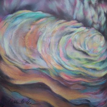 Painting titled "Oyster Zen" by Cathie Abell Nelson, Original Artwork
