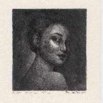 Incisioni, stampe intitolato "Elisa" da Iris Cavallone, Opera d'arte originale