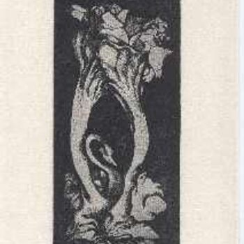Incisioni, stampe intitolato "i cigni" da Iris Cavallone, Opera d'arte originale