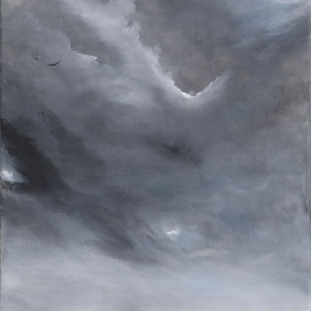 Картина под названием "Evening at the salt…" - Conor Murphy, Подлинное произведение искусства, Акрил