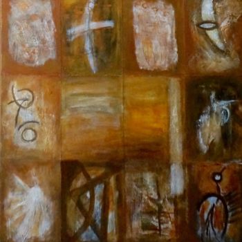 Painting titled "Kurios III" by Iris, Original Artwork, Acrylic