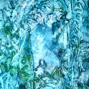 Painting titled "Cracked Ice" by Irmedeaca, Original Artwork