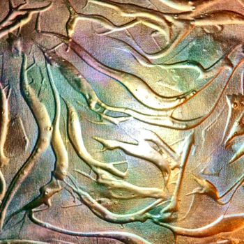 Pittura intitolato "greenish1.jpg" da Irmedeaca, Opera d'arte originale