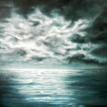 Pittura intitolato "moonlight.jpg" da Irmedeaca, Opera d'arte originale, Olio