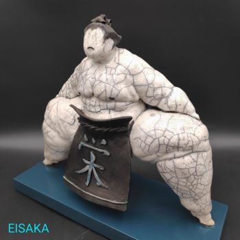 Escultura titulada "EISAKA" por Laurence Schlimm Boland, Obra de arte original, Cerámica