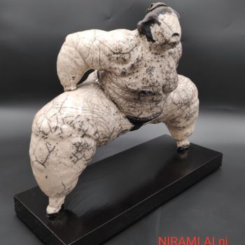 Sculpture titled "Nirami Al ni" by Laurence Schlimm Boland, Original Artwork, Ceramics