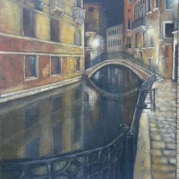 Painting titled "Venezia" by Irwine B., Original Artwork, Acrylic