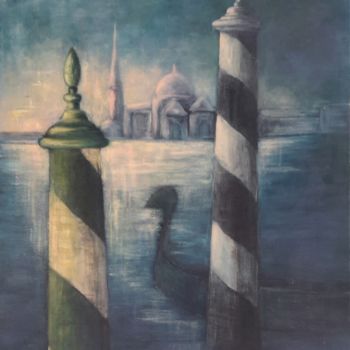 Pintura intitulada "Venise toujours" por Irwine B., Obras de arte originais, Acrílico