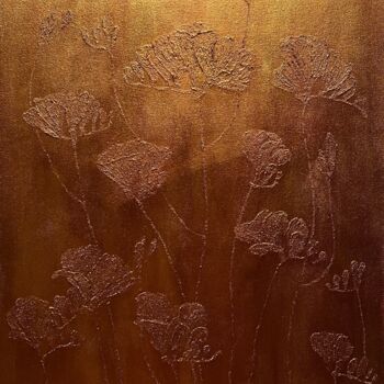 Schilderij getiteld "Copper Garden Acryl…" door Iryna Antoniuk (IRENA TONE), Origineel Kunstwerk, Acryl
