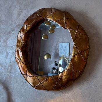 Design intitolato ""Ropes" Arty Mirror" da Iryna Antoniuk (IRENA TONE), Opera d'arte originale, Accessori