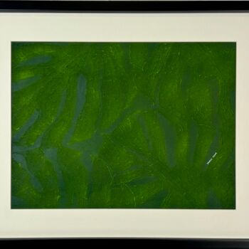Peinture intitulée "Light green monstera" par Iryna Antoniuk (IRENA TONE), Œuvre d'art originale, Acrylique