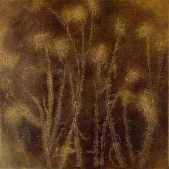 Pintura intitulada "Dried Thorns" por Iryna Antoniuk (IRENA TONE), Obras de arte originais, Acrílico
