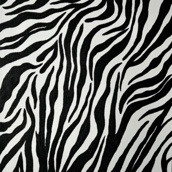 Schilderij getiteld "Zebra Pattern" door Iryna Antoniuk (IRENA TONE), Origineel Kunstwerk, Acryl