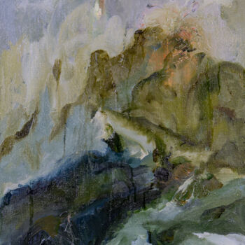Pittura intitolato "Rainy day" da Iryna Bobrova, Opera d'arte originale, Olio