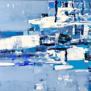 Malerei mit dem Titel "Blue infinity 8" von Kitaieva Iryna, Original-Kunstwerk, Öl