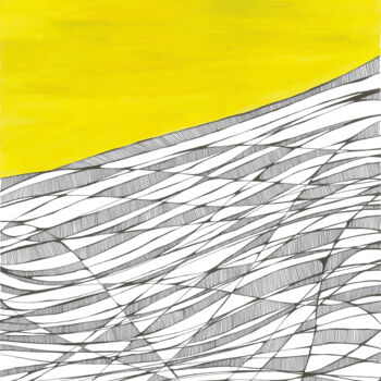 Рисунок под названием "Drought" - Iryna Zhorushkina, Подлинное произведение искусства, Гелевая ручка