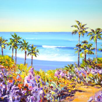 Pintura titulada "Laguna Beach. Calif…" por Iryna Kastsova, Obra de arte original, Oleo Montado en Bastidor de camilla de ma…