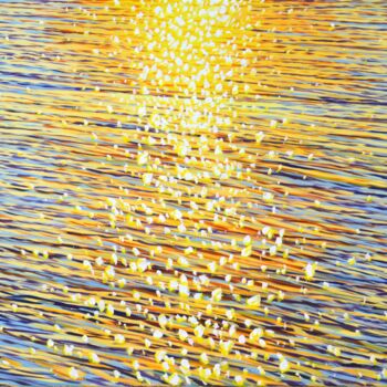Peinture intitulée "Light on the water…" par Iryna Kastsova, Œuvre d'art originale, Acrylique Monté sur Châssis en bois