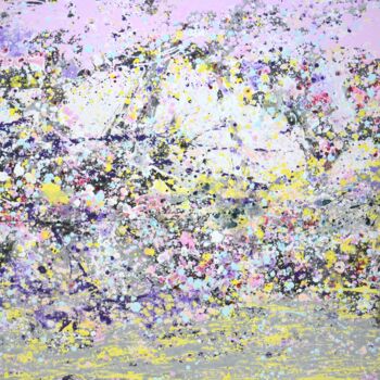 Pintura titulada "Subjective landscap…" por Iryna Kastsova, Obra de arte original, Acrílico Montado en Bastidor de camilla d…