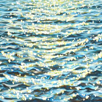 Peinture intitulée "Light on the water…" par Iryna Kastsova, Œuvre d'art originale, Acrylique Monté sur Châssis en bois