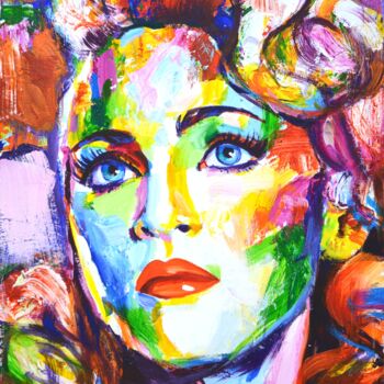 Peinture intitulée "Madonna 6" par Iryna Kastsova, Œuvre d'art originale, Acrylique Monté sur Châssis en bois