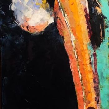 Картина под названием "Bird of JOY-Toucan…" - Irena, Подлинное произведение искусства, Масло