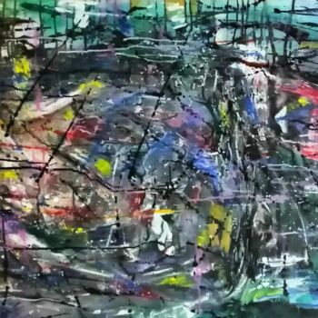 Картина под названием "Sem título" - Iryz Lyra, Подлинное произведение искусства, Акрил Установлен на Деревянная рама для но…