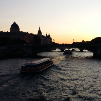 Photography titled "Paris au crépuscule" by Isa-Isarielle, Original Artwork, Non Manipulated Photography
