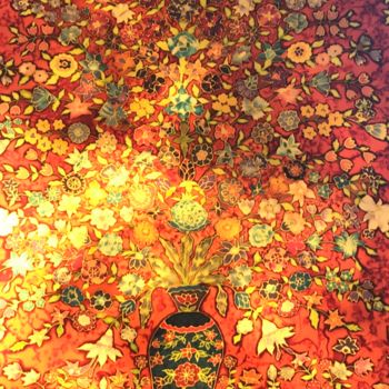 Artisanat intitulée "bouquet Persan" par Isabelle Seguin, Œuvre d'art originale