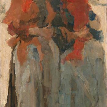 Pintura intitulada "Deux jeunes filles…" por Isaac Israëls, Obras de arte originais, Óleo