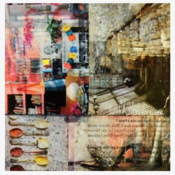 Collages titled "Sans Titre" by Isabel Kehr, Original Artwork