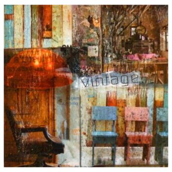 Collages titled "Vintage" by Isabel Kehr, Original Artwork, Other