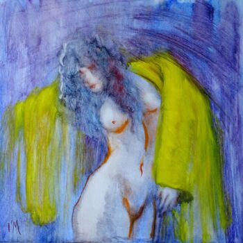 Painting titled "Dressing up" by Isabel Mahe, Original Artwork, Oil