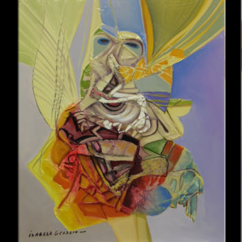 Malarstwo zatytułowany „Sphinx astrale” autorstwa Isabela Seralio, Oryginalna praca, Olej