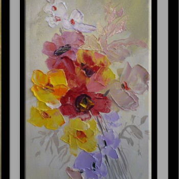 Pittura intitolato "flori-d5.jpg" da Isabela Seralio, Opera d'arte originale
