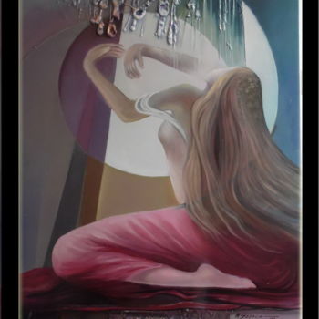 Pittura intitolato "tablouri-abstracte-…" da Isabela Seralio, Opera d'arte originale