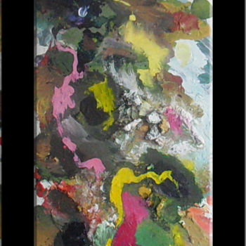 Peinture intitulée "abstract  11" par Isabela Seralio, Œuvre d'art originale, Huile