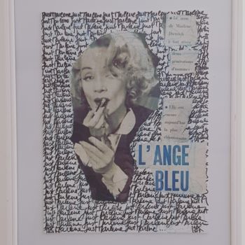 Collages titled "Just Marlène" by Isabelle Blondel, Original Artwork, Collages