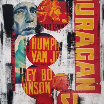 Collages getiteld ""OURAGAN "" door Isabelle Blondel, Origineel Kunstwerk, Collages