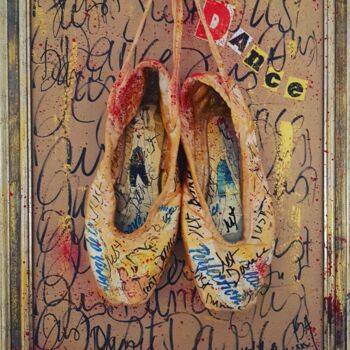 Collages intitulée "JUST DANCE" par Isabelle Blondel, Œuvre d'art originale, Collages