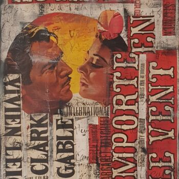 Collages titled ""Comment va t'empor…" by Isabelle Blondel, Original Artwork, Collages
