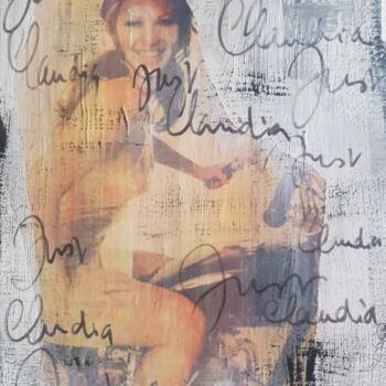 Collages getiteld "Just claudia..." door Isabelle Blondel, Origineel Kunstwerk, Collages