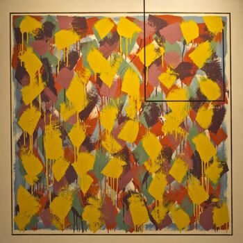 Peinture intitulée "Série des carrés "S…" par Isabelle Boulin, Œuvre d'art originale, Acrylique Monté sur Châssis en bois