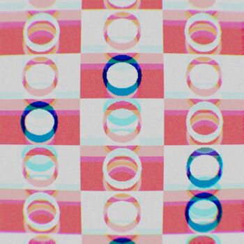 Цифровое искусство под названием "Regards des cercles…" - Isabelle Cohen, Подлинное произведение искусства, 2D Цифровая Рабо…