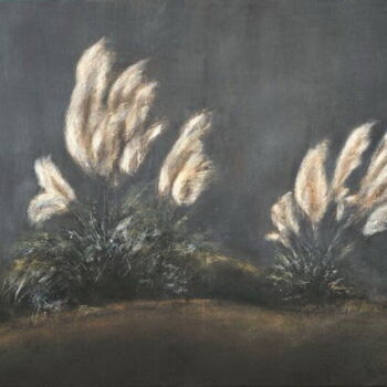 Pintura intitulada "Dans le vent" por Isabelle Frossard Corthay, Obras de arte originais, Acrílico