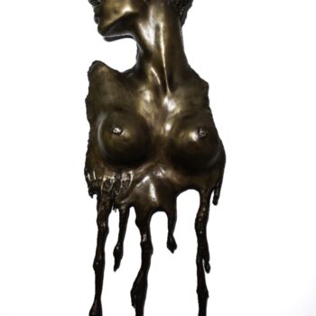 Sculpture titled "Tu me fais fondre" by Isabelle Frossard Corthay, Original Artwork, Bronze