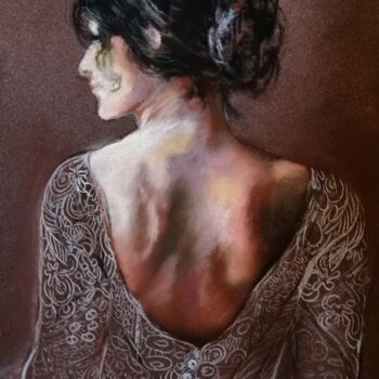 "Séquana" başlıklı Tablo Isabelle Jacq (Gamboena) tarafından, Orijinal sanat, Pastel