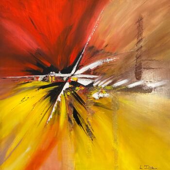 Pittura intitolato "Déflagration" da Isabelle Laurent, Opera d'arte originale, Acrilico